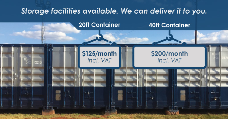 Rent a Container - 20ft and 40ft containers